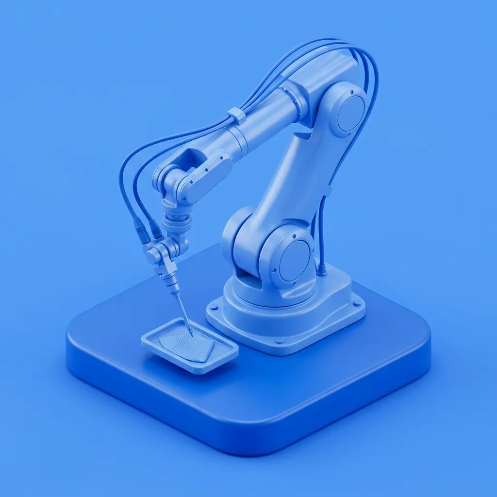 Illustration of Aquablation robotic precision at Menscape men's clinic Bangkok