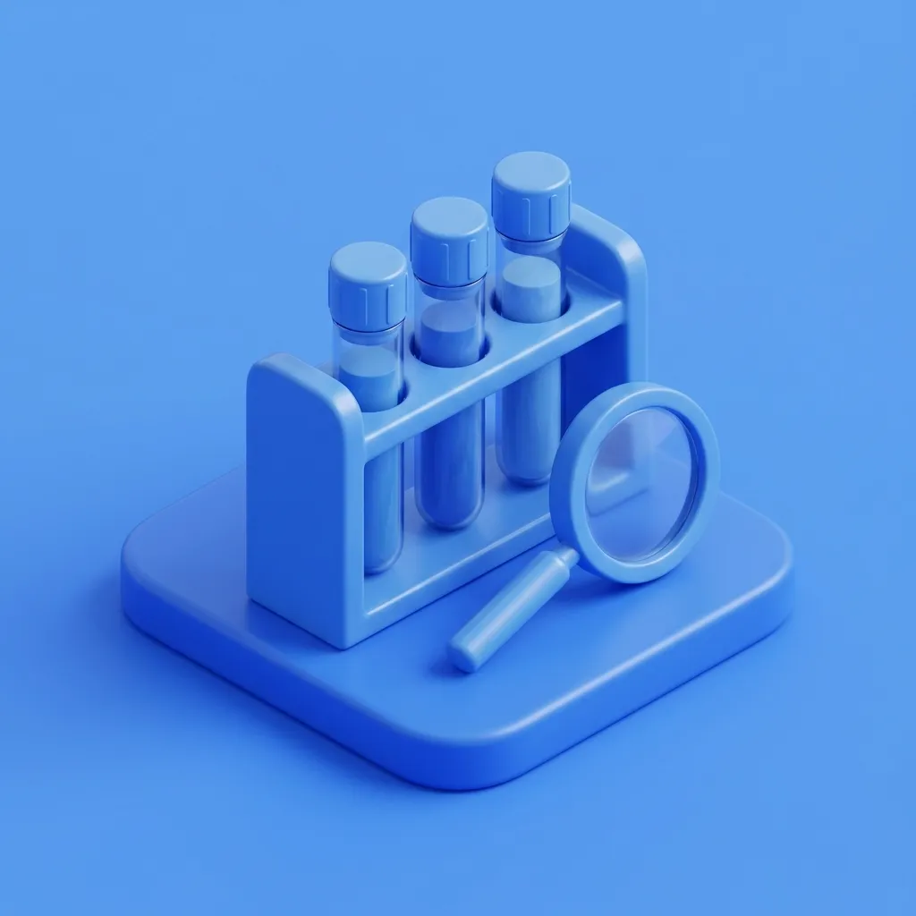 Illustration of hormone and metabolic lab testing for ED at Menscape Bangkok