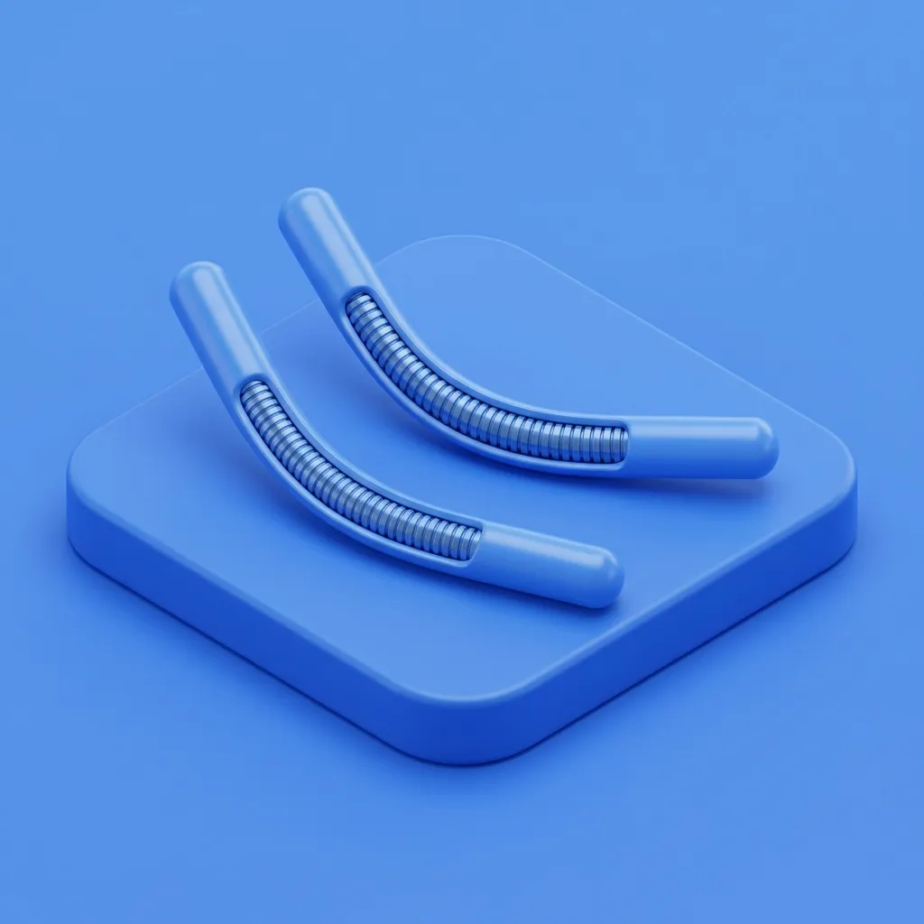 Illustration of AMS Tactra malleable penile implant at Menscape men's clinic Bangkok