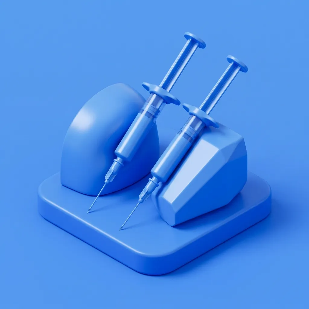 Illustration of Juvederm Voluma dual-zone contouring filler at Menscape men's clinic Bangkok