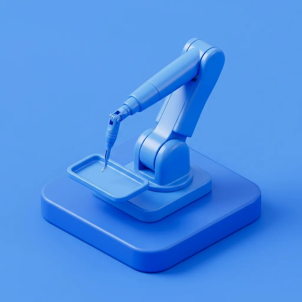 Illustration of robotic prostatectomy instrument dexterity at Menscape men's clinic Bangkok