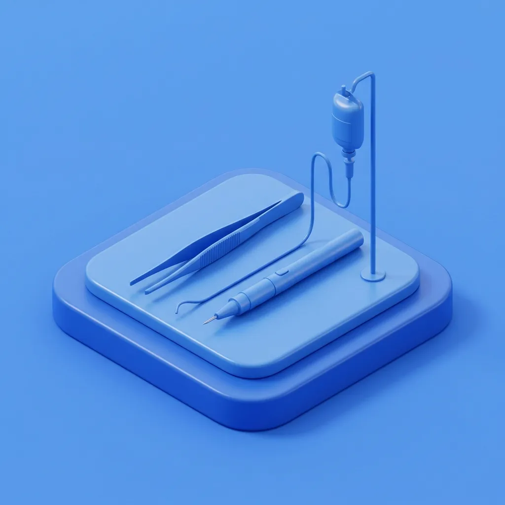 Illustration of sedation no-scalpel vasectomy at Menscape men's clinic Bangkok