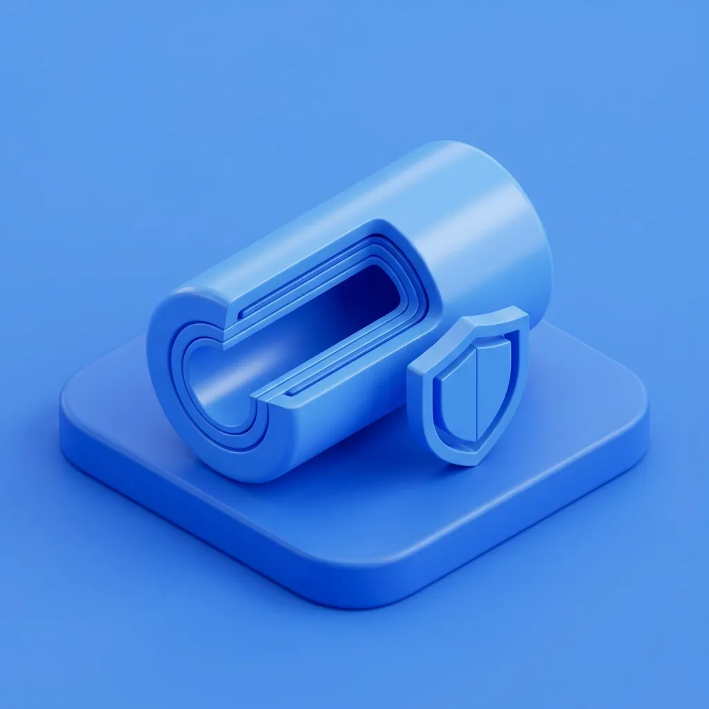 Illustration of Bioflex durable implant material at Menscape men's clinic Bangkok