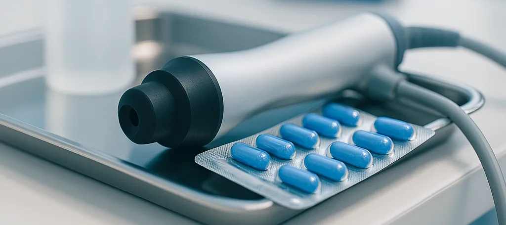 Je terapie rázovou vlnou lepší než Viagra? Porovnání výsledků