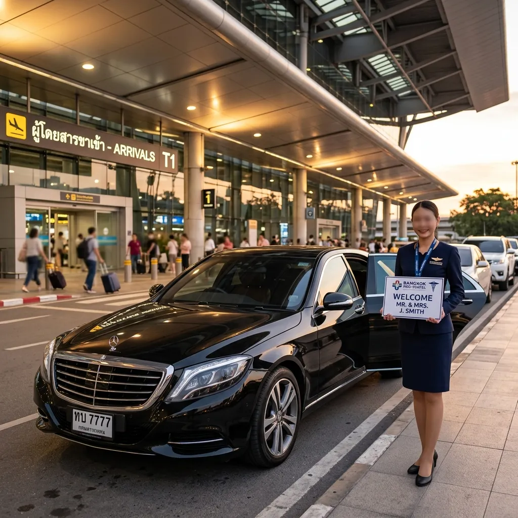 บริการรับส่งสนามบินแบบ VIP และการต้อนรับ