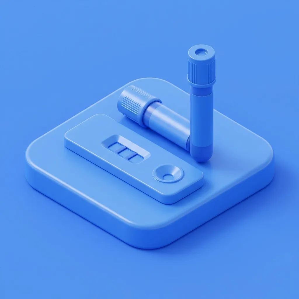 Illustration of 4th generation HIV test at Menscape men's clinic Bangkok