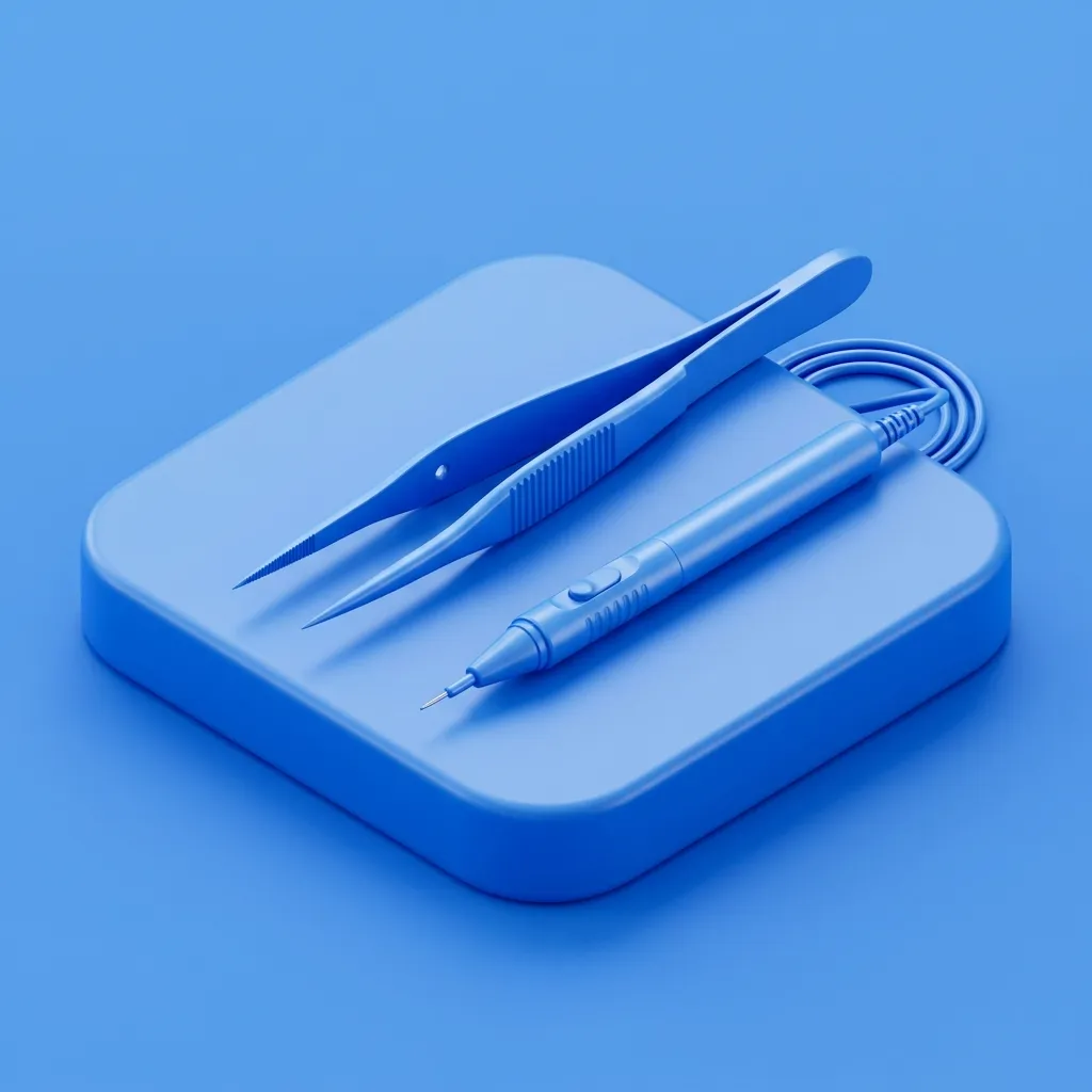 Illustration of no-scalpel vasectomy at Menscape men's clinic Bangkok