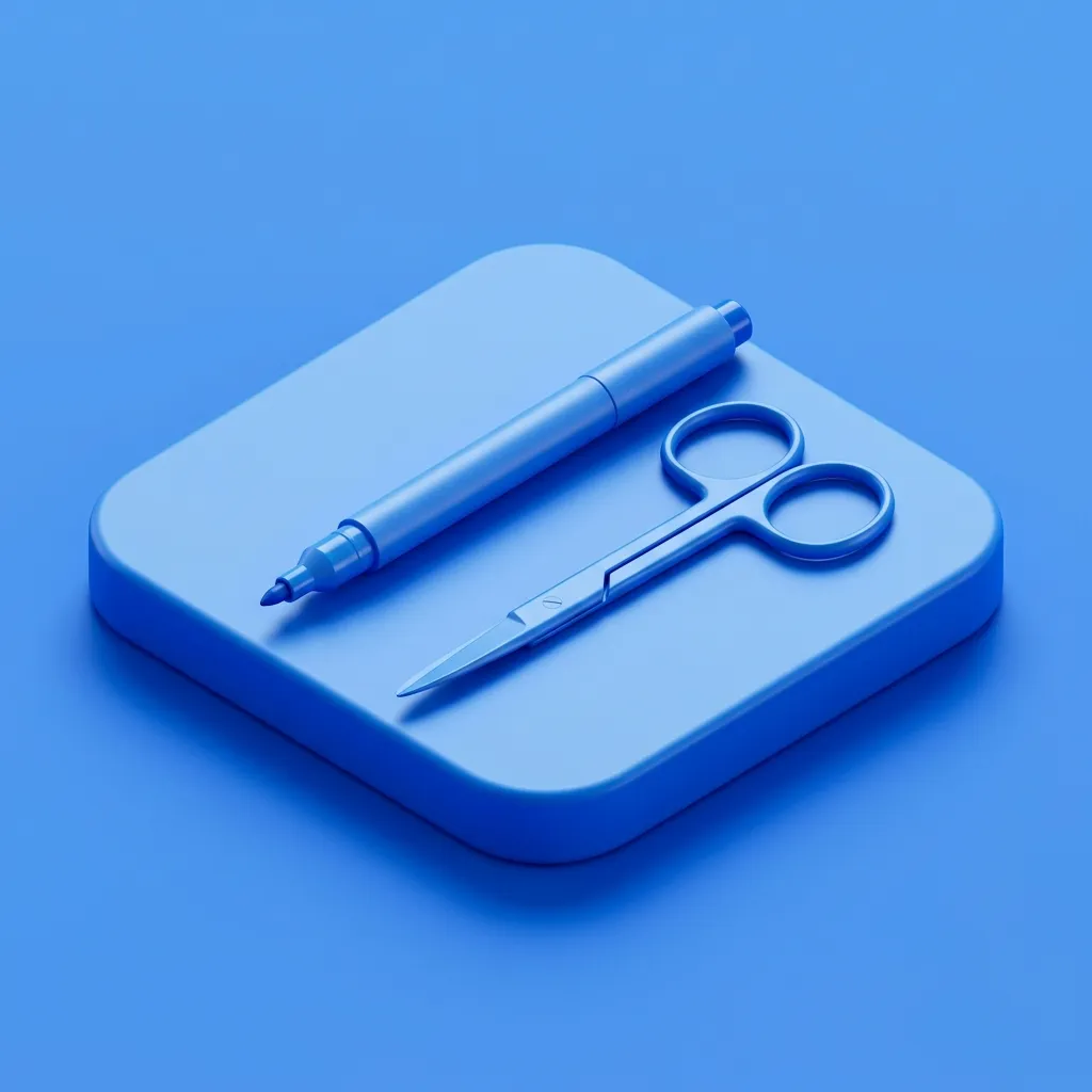 Illustration of alar base reduction at Menscape Clinic Bangkok