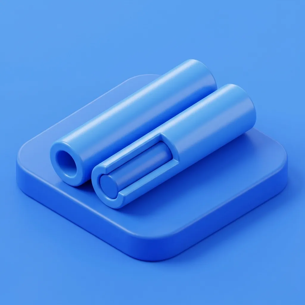 Illustration of high-rigidity malleable penile implant at Menscape men's clinic Bangkok