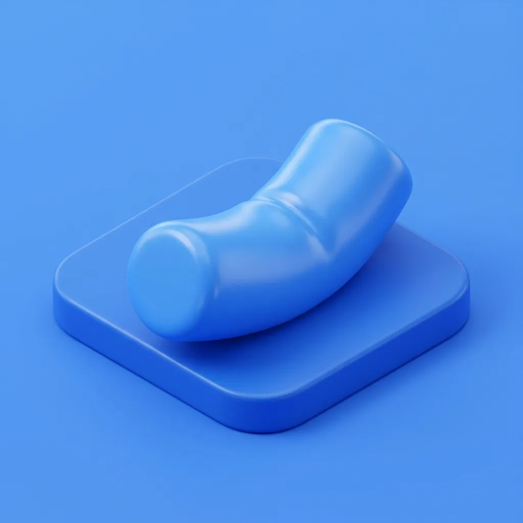 Illustration of natural-looking deflated implant at Menscape men's clinic Bangkok