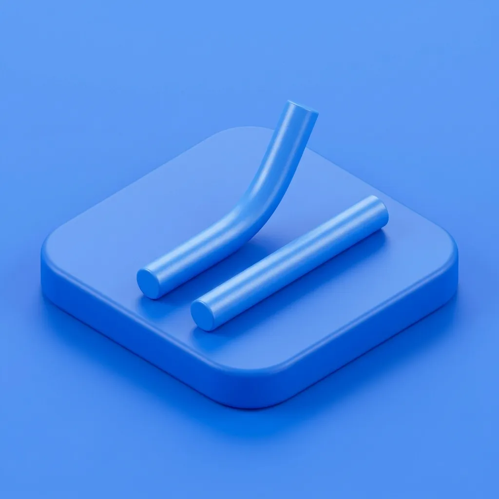 Illustration of Coloplast Genesis malleable penile implant at Menscape men's clinic Bangkok