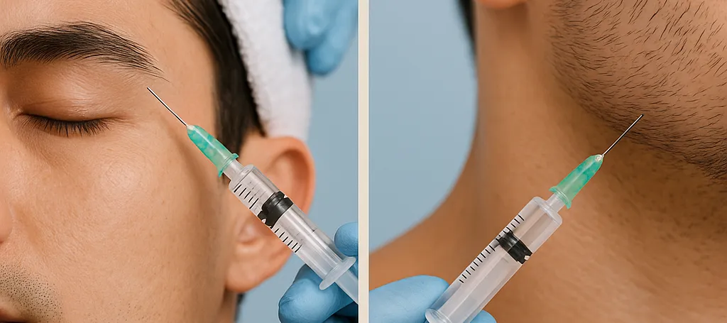 Botox mod rynker vs. Botox til kæbelinjen: Hvilken behandling har mænd brug for?