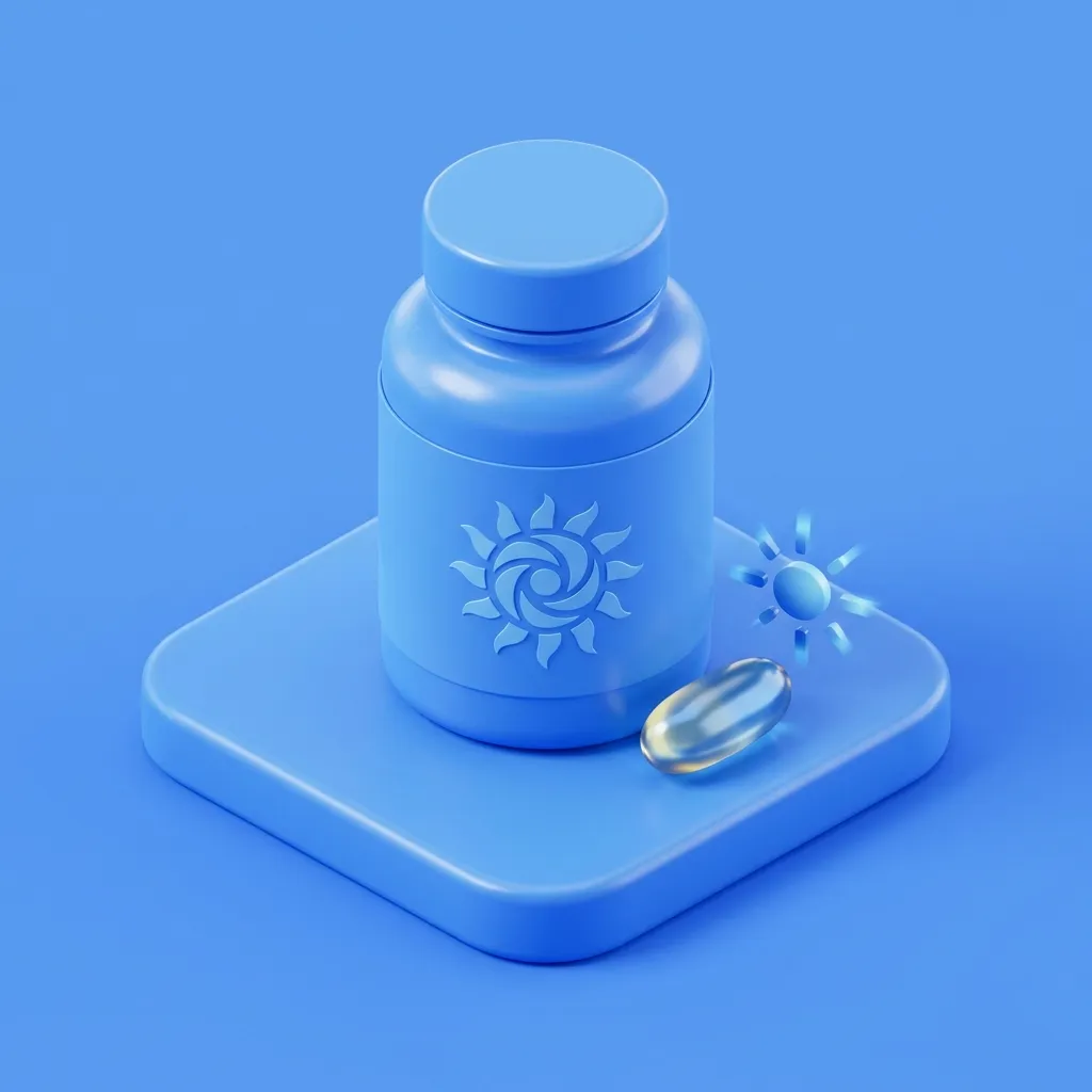 Illustration of Vitamin D3 supplement at Menscape men's clinic Bangkok