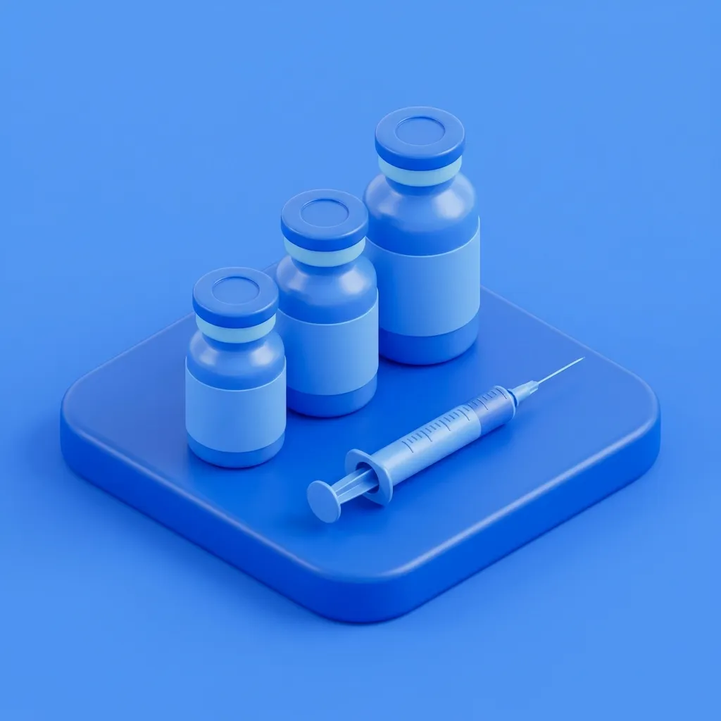 Illustration of a MIC, B12 and L-Carnitine metabolism injection at Menscape men's clinic Bangkok