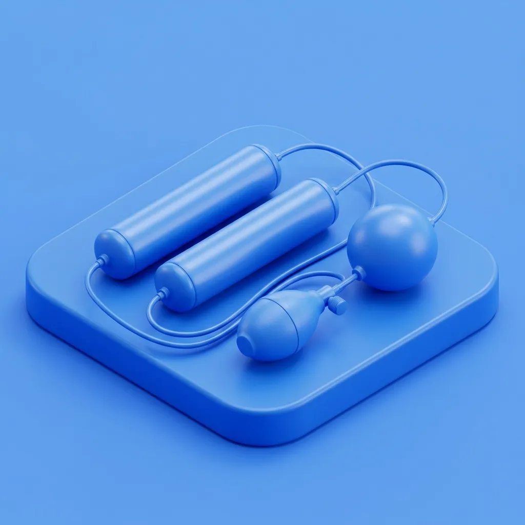 Illustration of Titan 3-piece inflatable system at Menscape men's clinic Bangkok