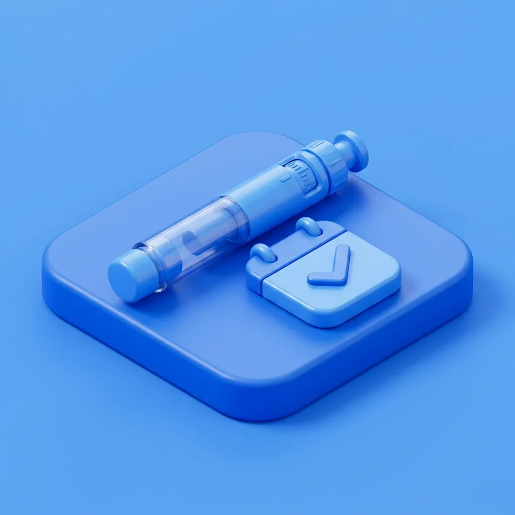 Illustration of GLP-1 weekly injection at Menscape men's clinic Bangkok