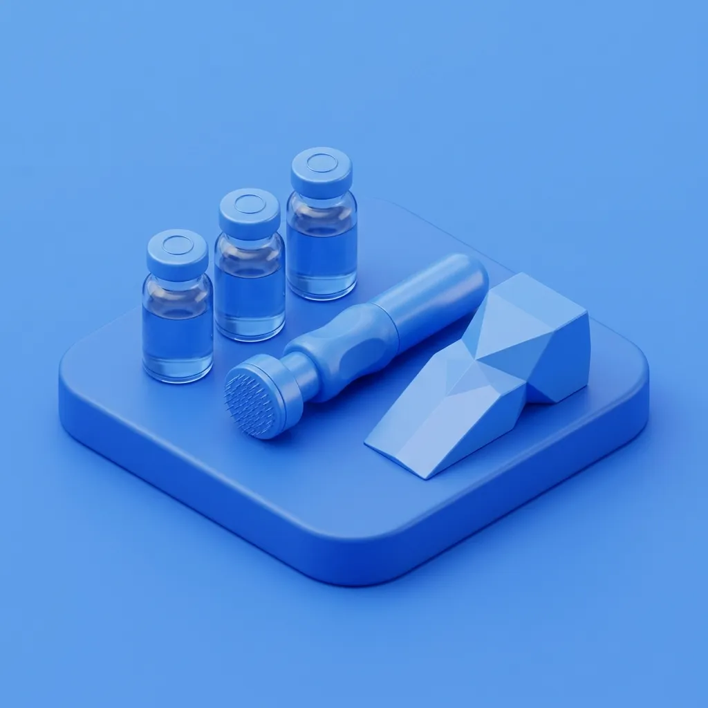 Illustration of Mesofat jawline 3-vial fat dissolving at Menscape men's clinic Bangkok