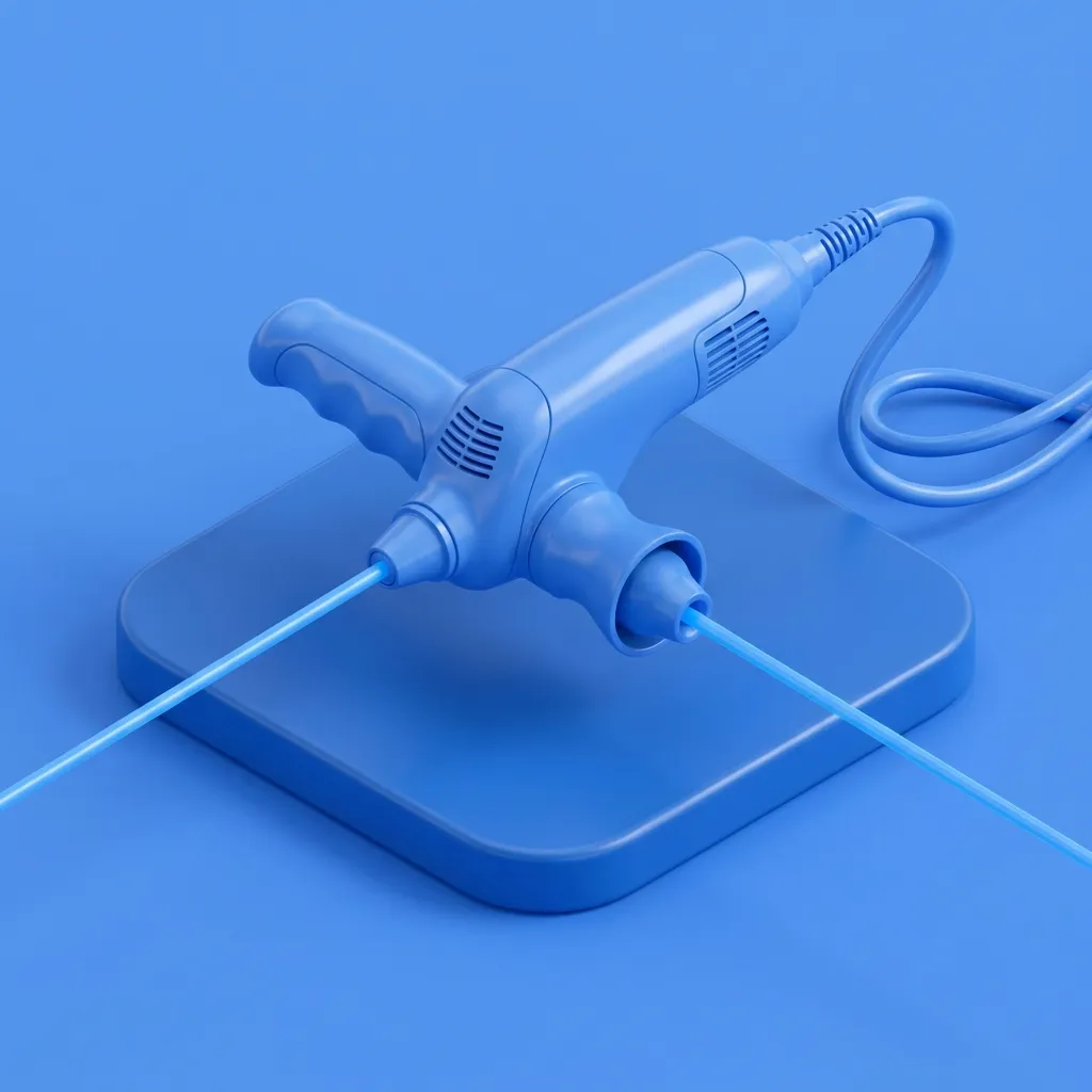 Illustration of ThuLEP continuous-wave laser cutting at Menscape men's clinic Bangkok