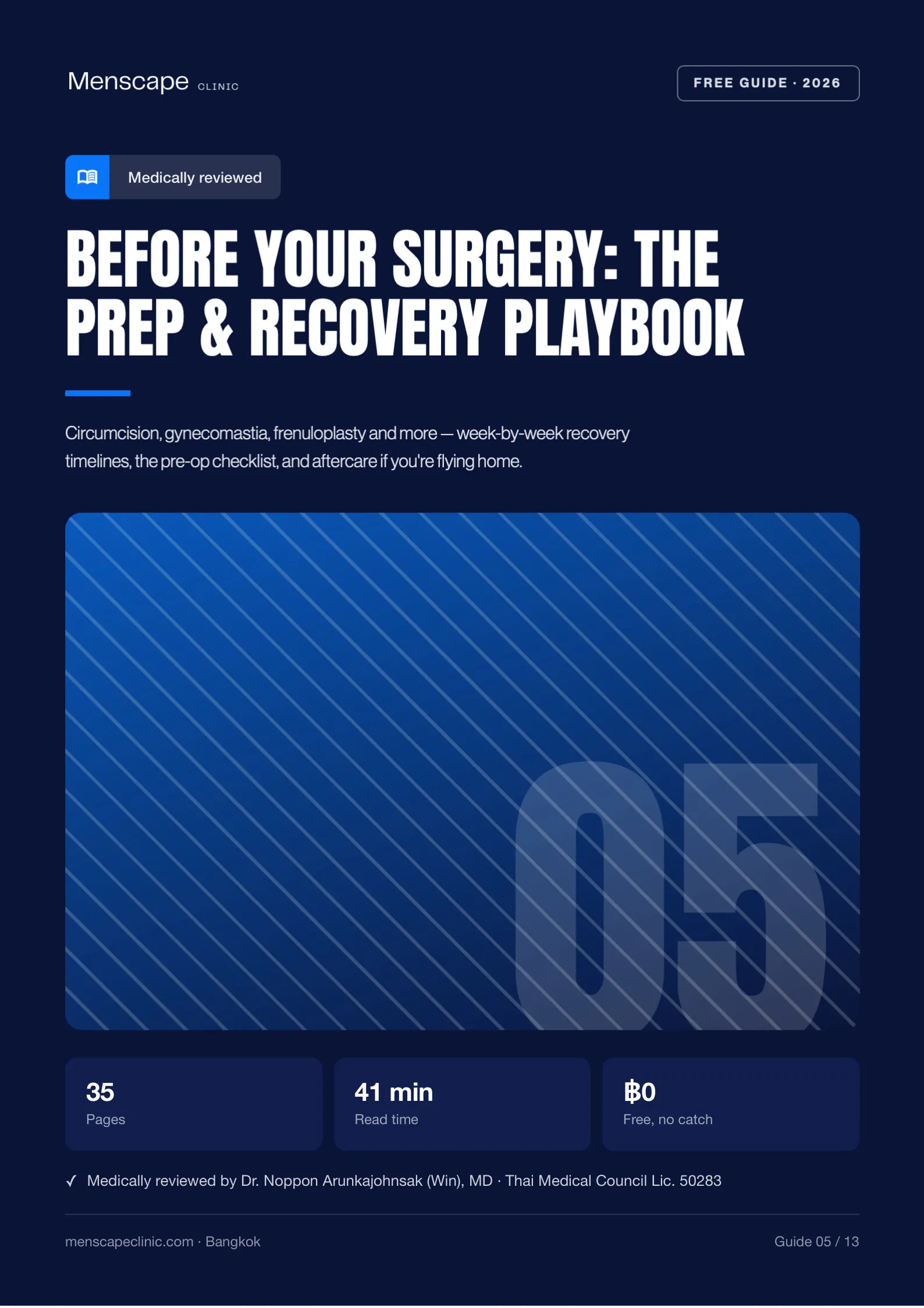 Before your surgery: the prep & recovery playbook