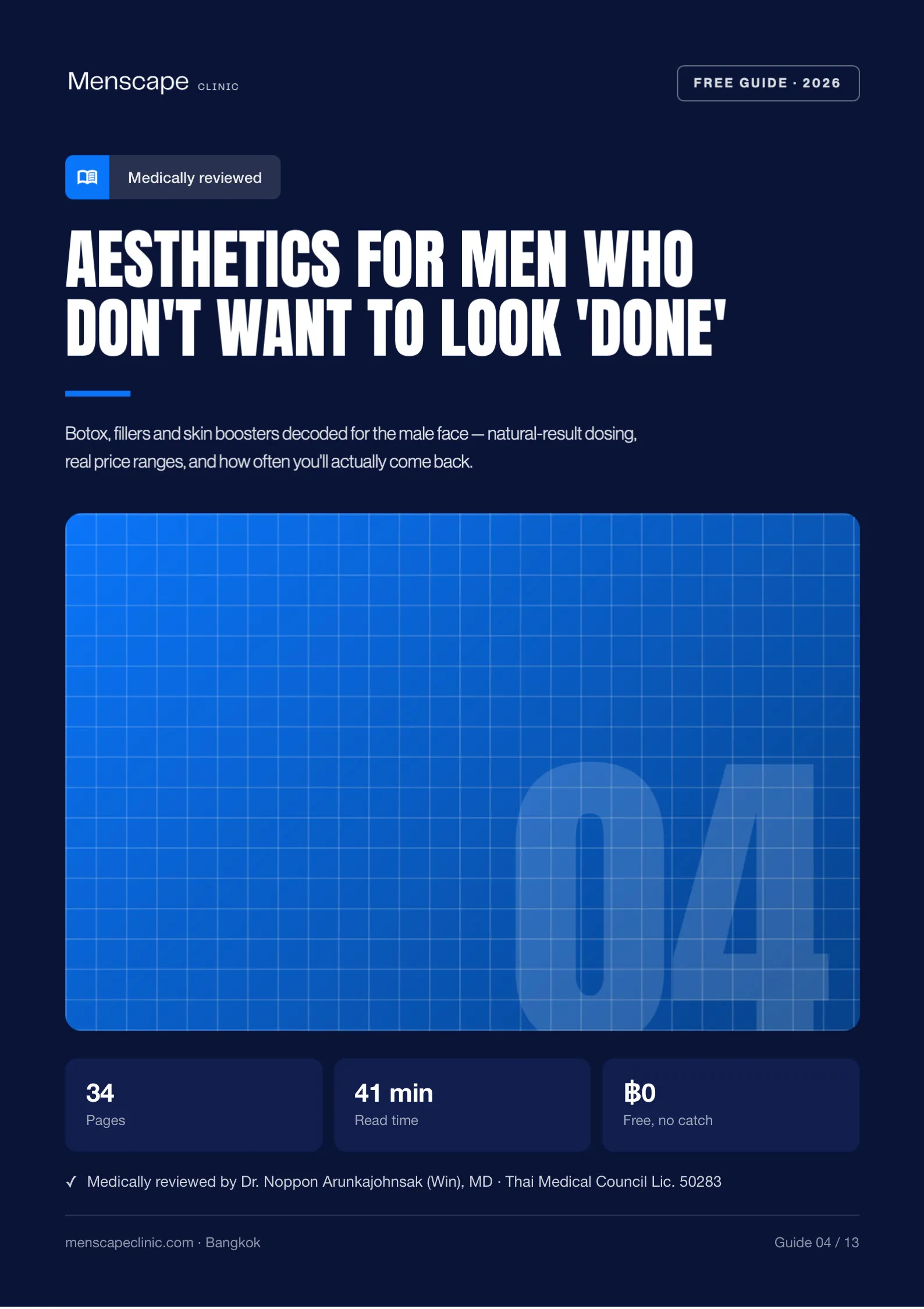 Aesthetics for men who don't want to look 'done'