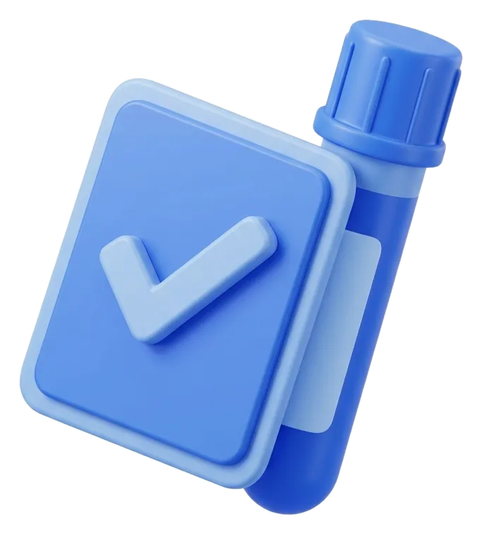 Illustration of lab-based evaluation for peptide therapy at Menscape Bangkok
