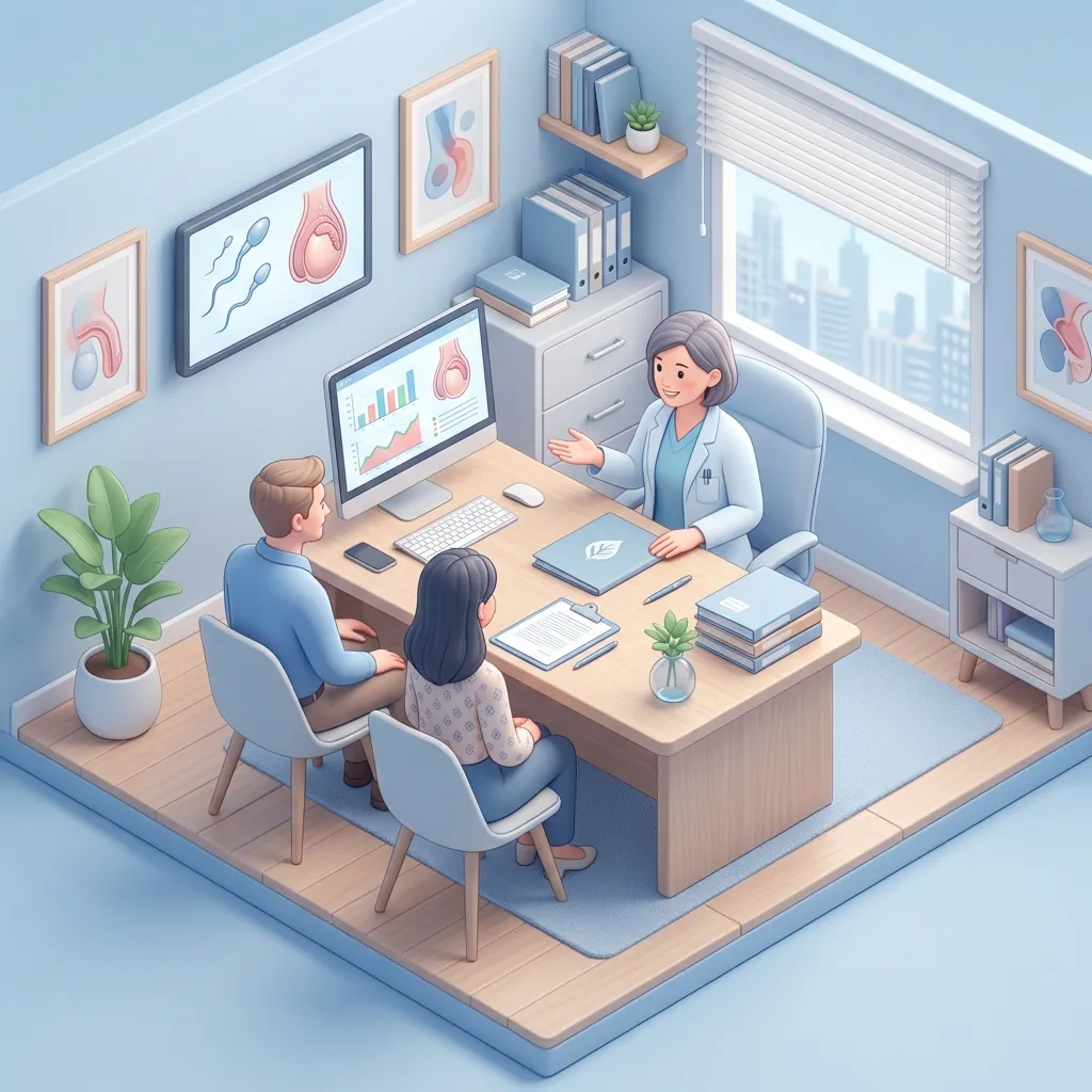 MicroTESE and Sperm Retrieval surgery setup illustration