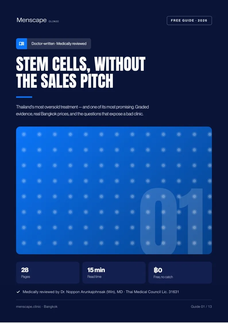 Stem cells, without the sales pitch