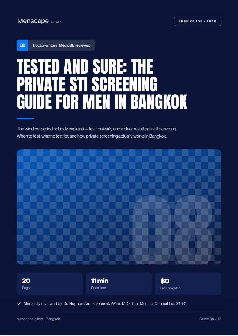 Tested and Sure: The Private STI Screening Guide for Men in Bangkok
