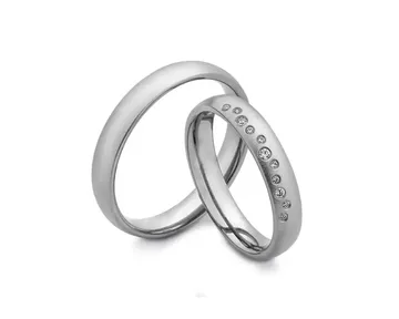 Trauringe mit 11 Diamanten
