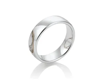 Herrenring in Weißgold