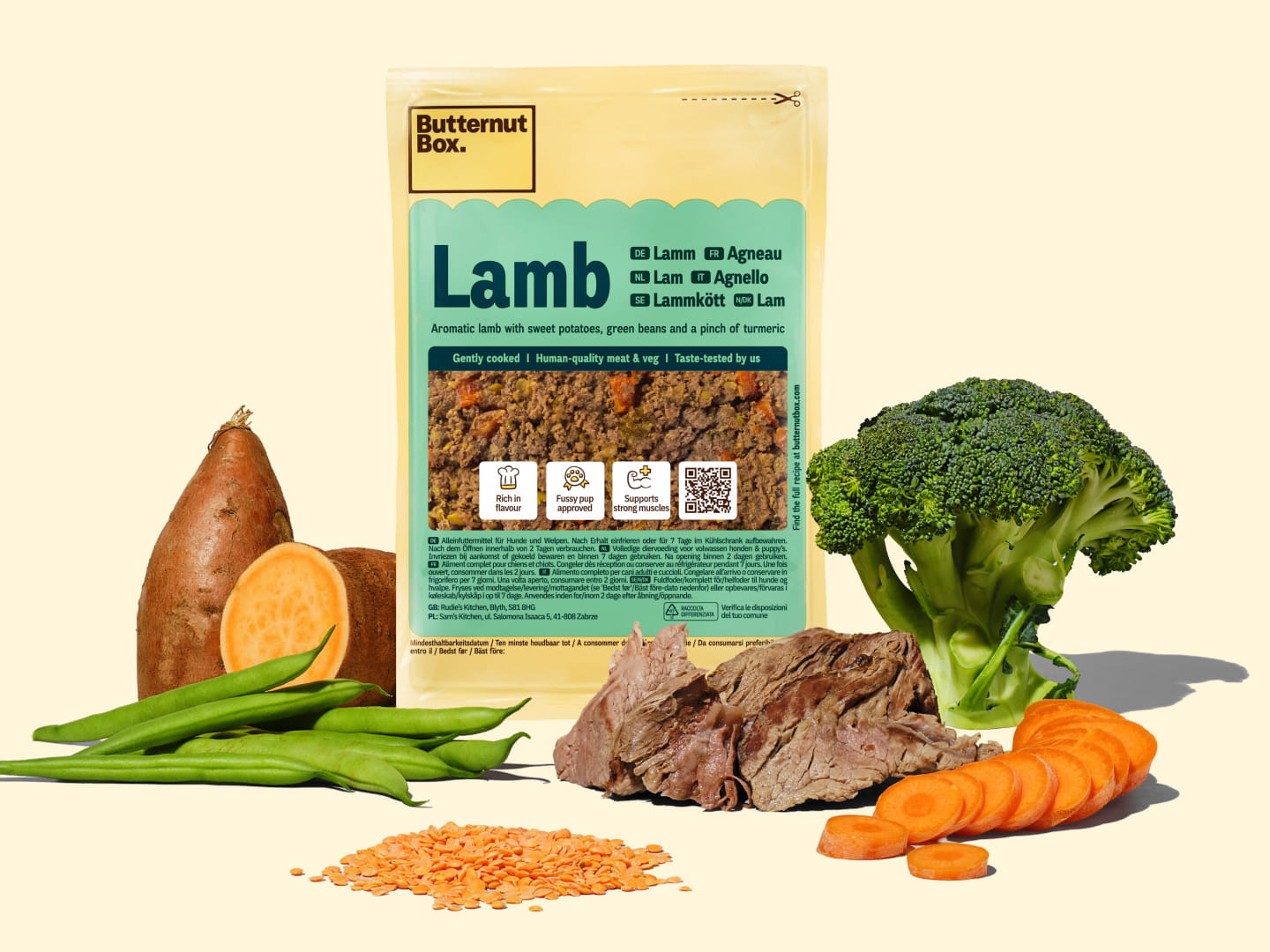 Butternut Box Agneau : Crocro score pâtée