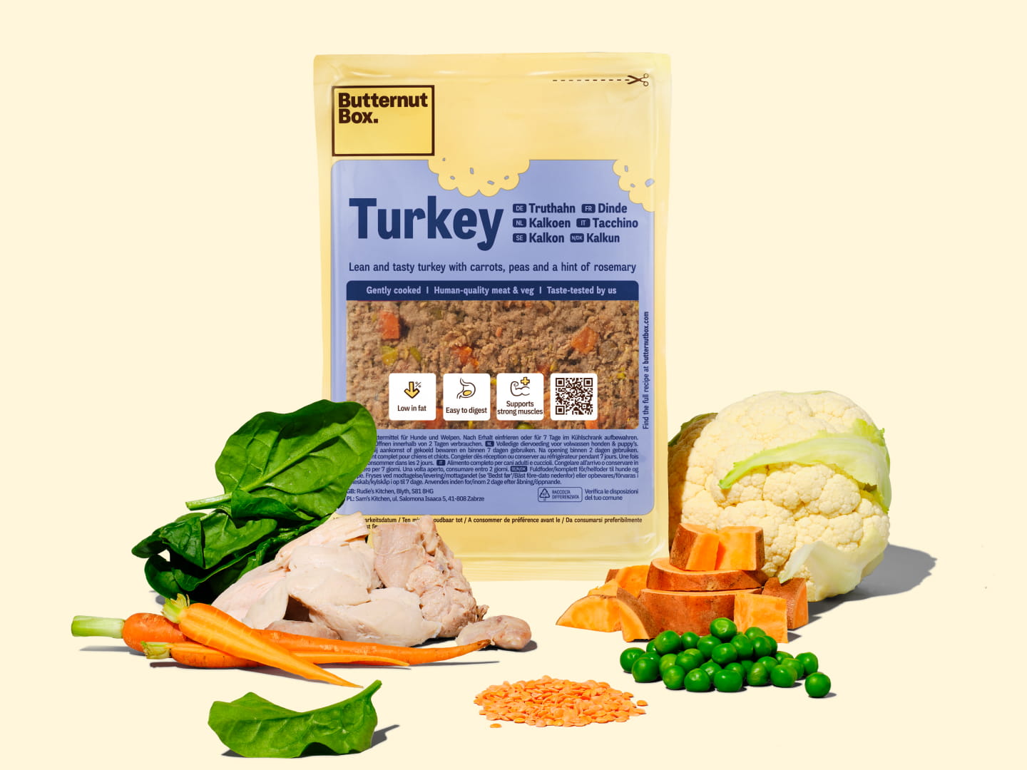 Butternut Box Dinde : Crocro score pâtée