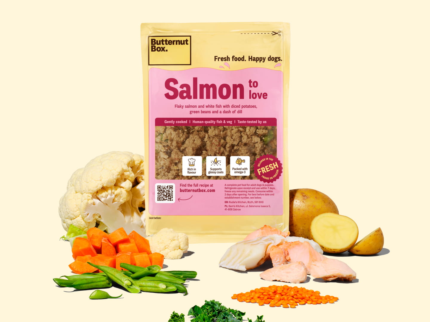 Butternut Box Saumon : Crocro score pâtée