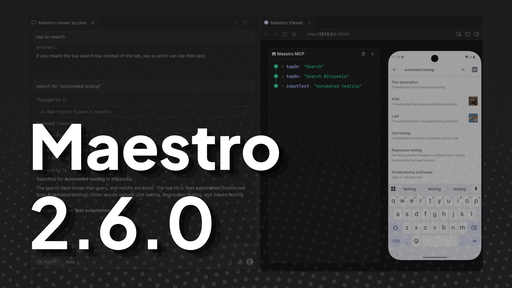 Maestro CLI 2.6.0: introducing Maestro Viewer