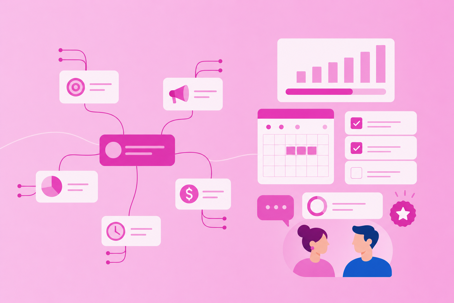 Outils Mind Map Exemple de plan marketing pour petite entreprise - MindMeister