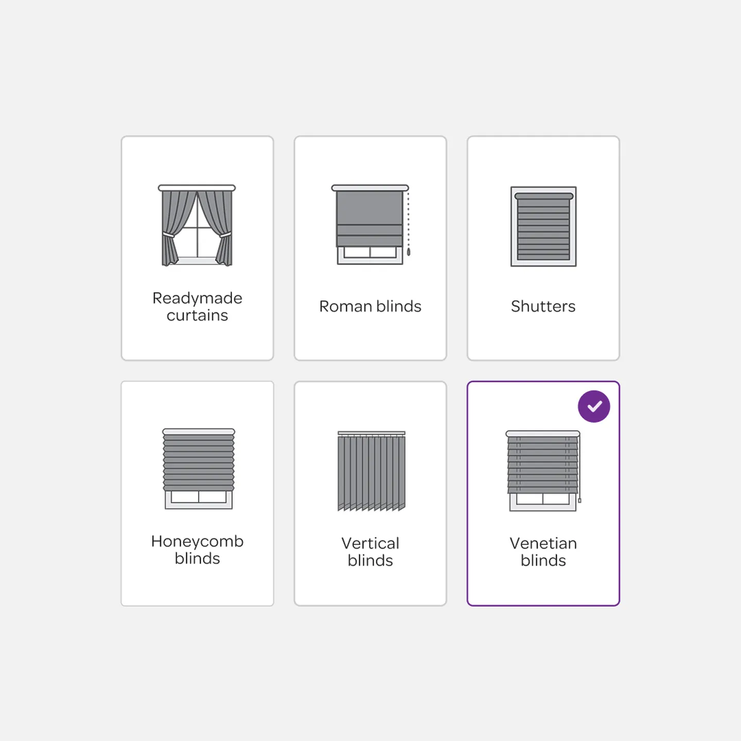 Russells curtains and blinds options