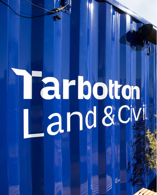 Tarbotton Land & Civil trade show stand