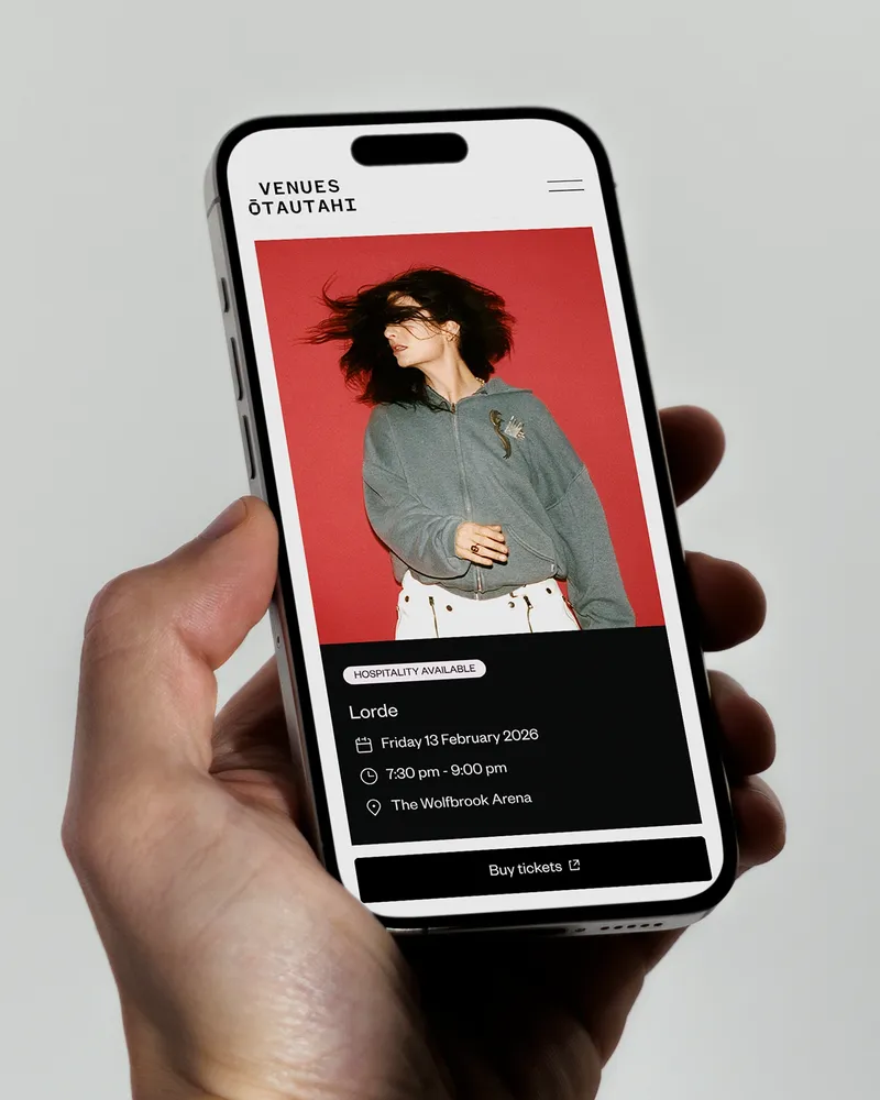 venues otautahi website design