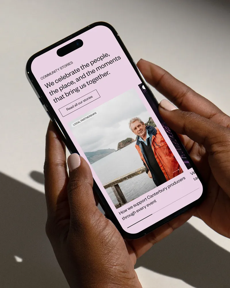 venues otautahi website design