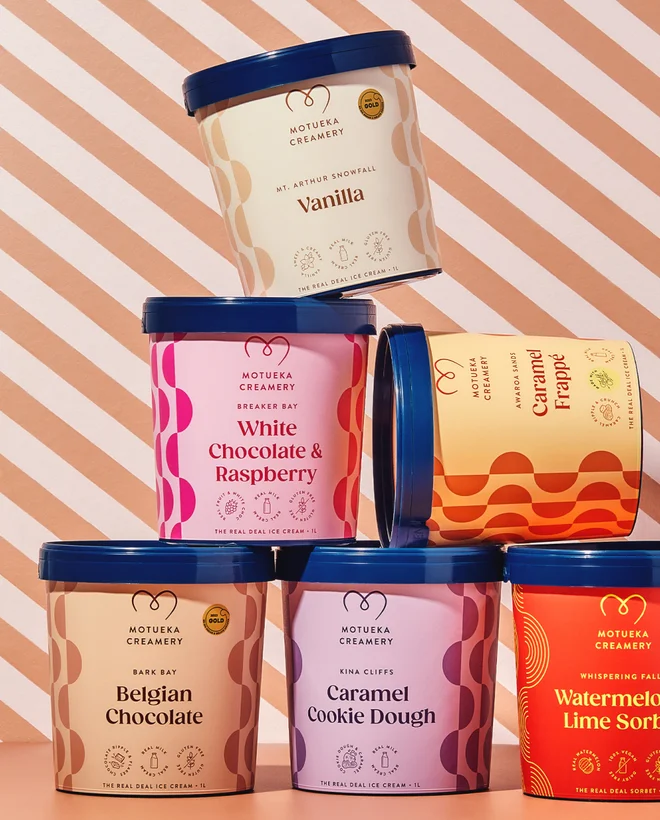 Motueka Creamery packaging