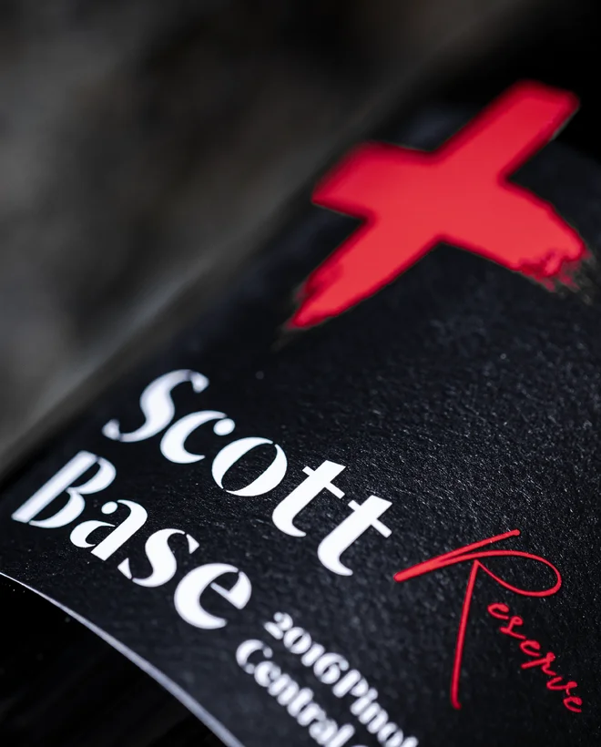 Scott Base Wine packaging