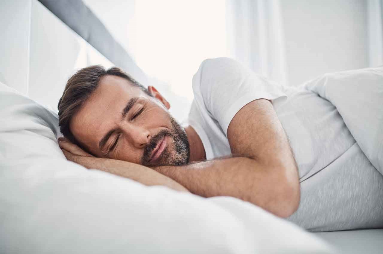 Sleeping for 8 hours