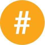 Image of a hashtag