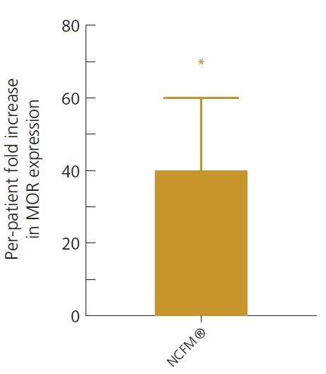 graph NCFM effects on pain in gut 