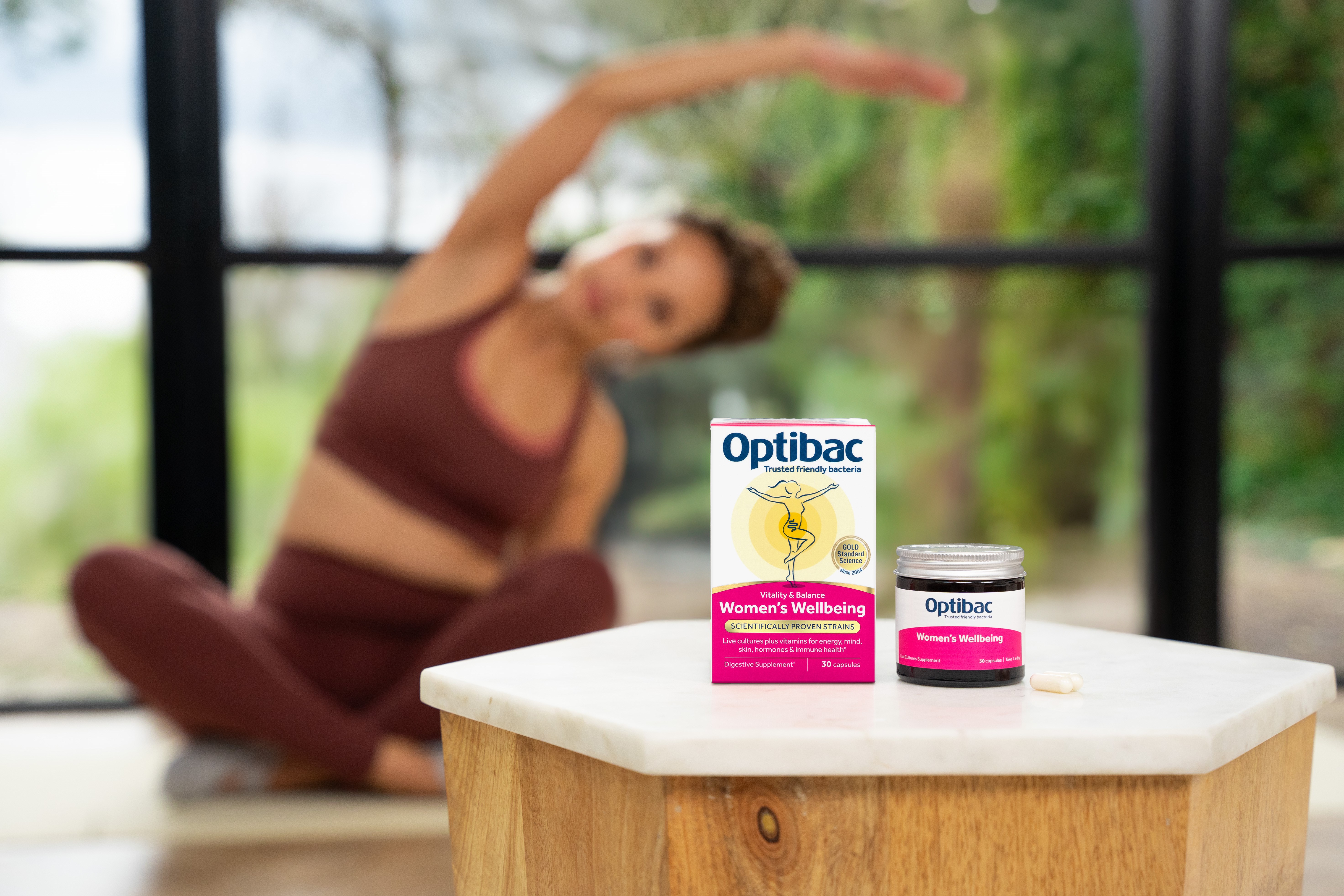 Optibac Women's Wellbeing with the MTick logo
