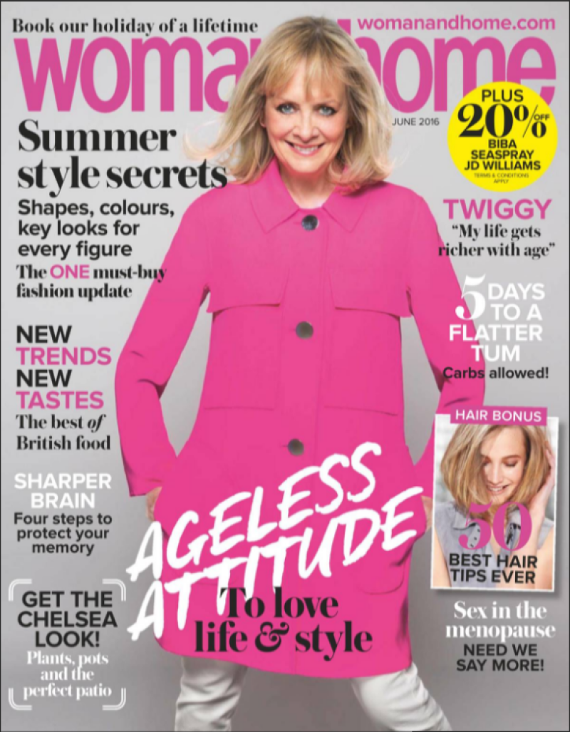 woman home magazine cover