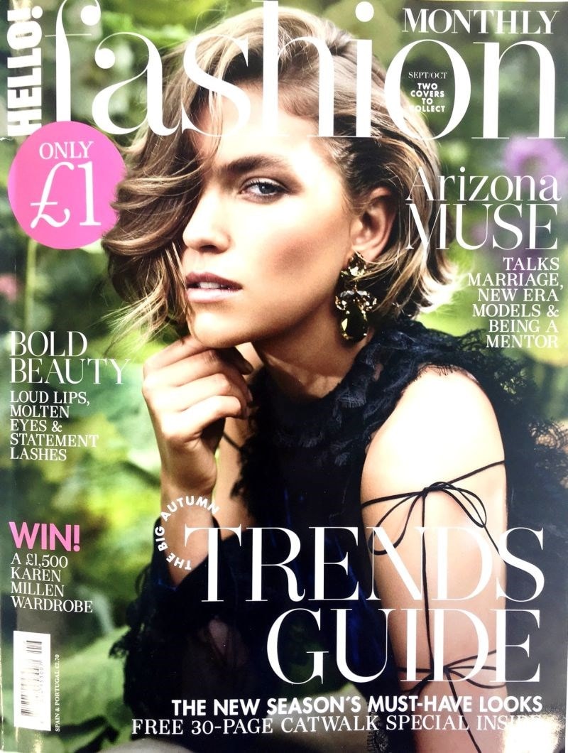 hello fashion magazine cover