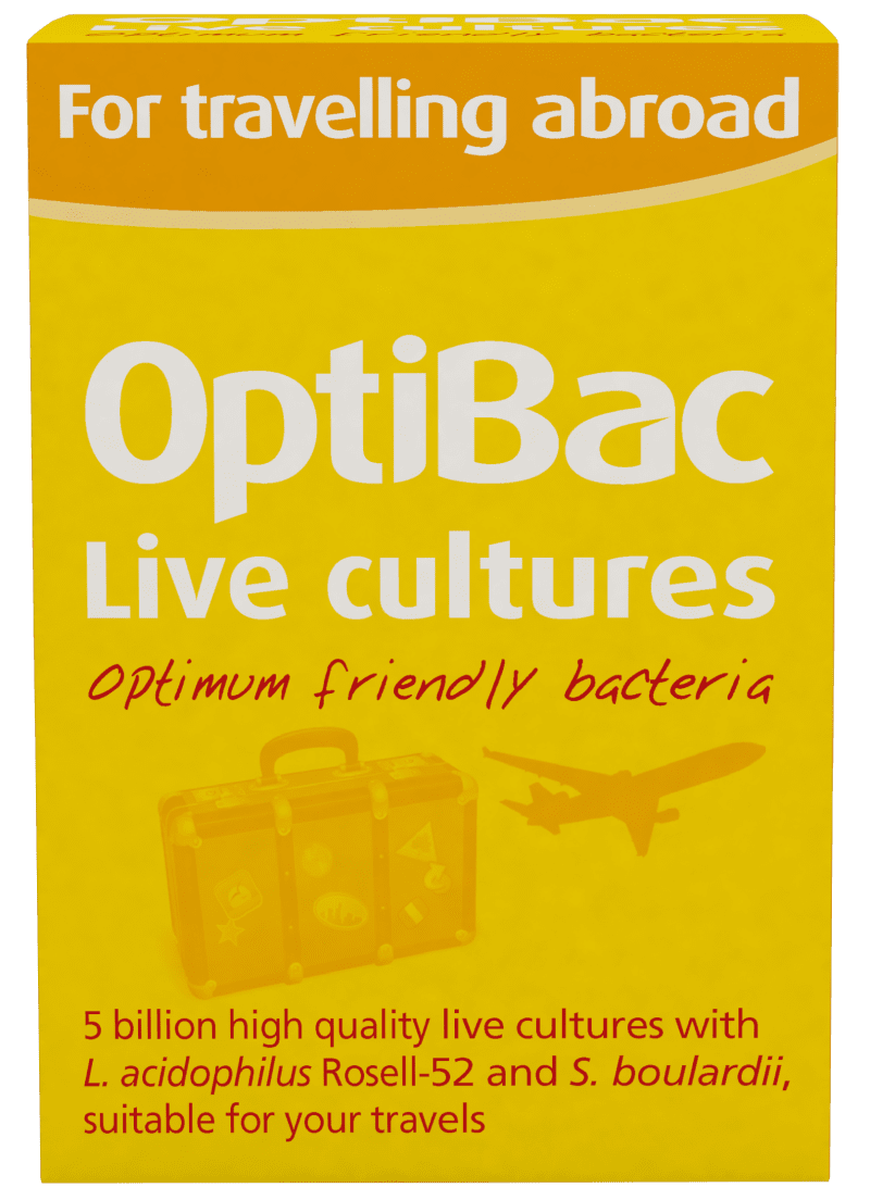 Optibac For travelling abroad