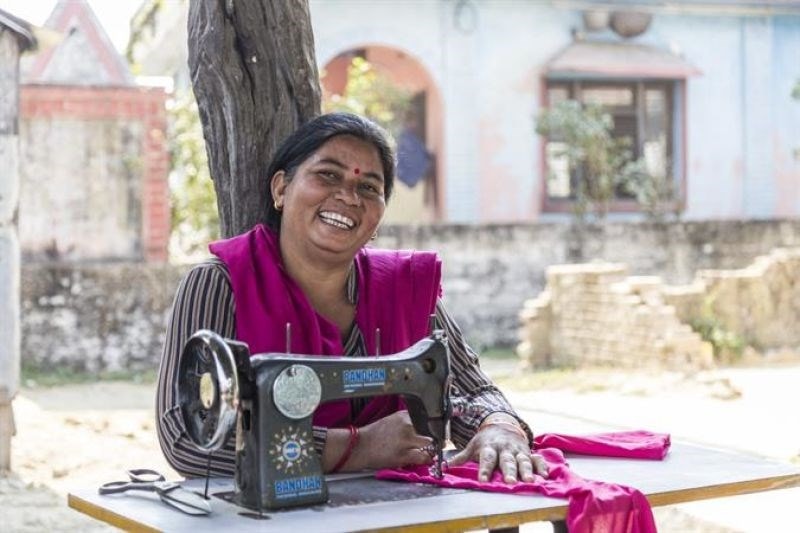 Photo of Kamala smiling