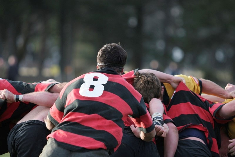 Rugby scrum